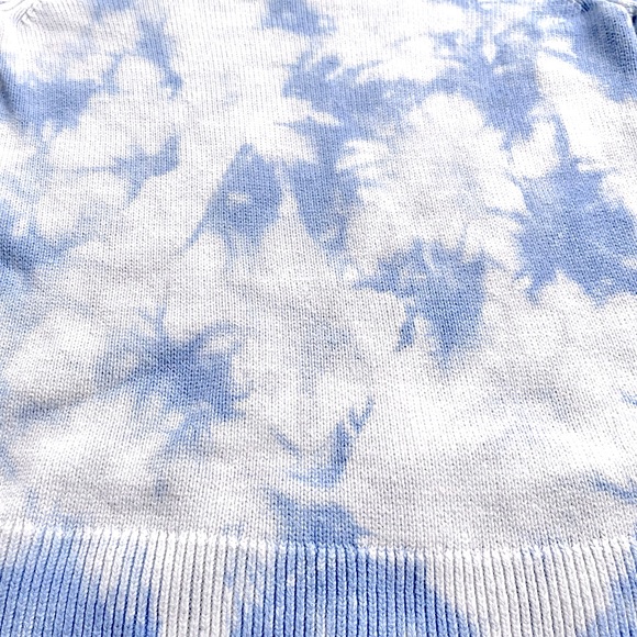 3/$25💥Gap Cotton Knit Tie-Dyed Look Pullover Sweater, Mock Neck, Long Sleeves - Picture 4 of 8